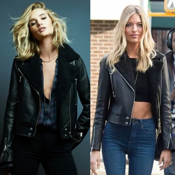 NWT PAIGE | Rooney Leather Jacket - Picture 7 of 13